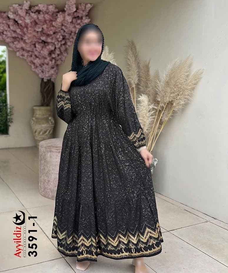 پیراهن مجلسی ترند سایز بزرگ کد 3591