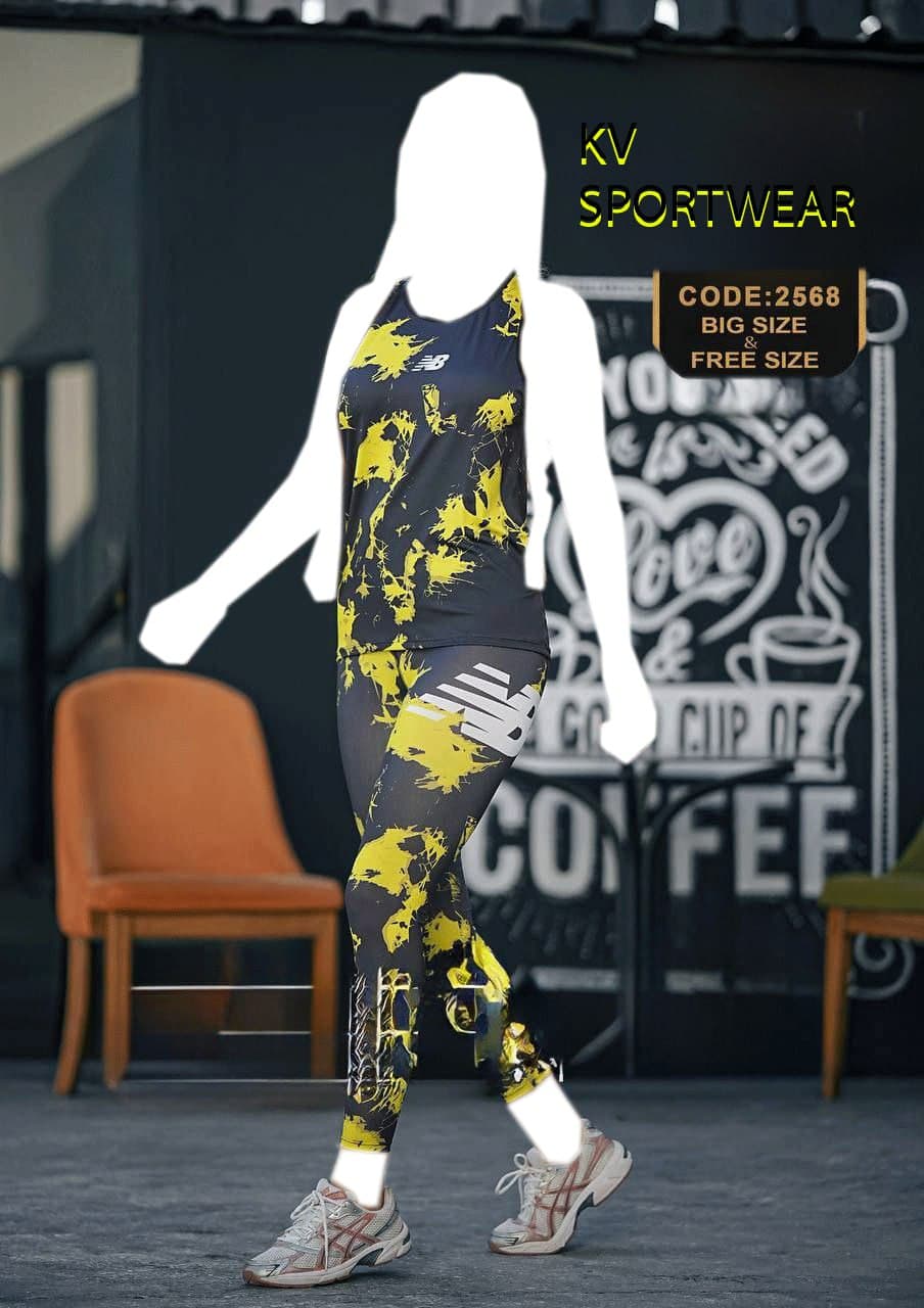 ست تاپ و لگ ورزشی زنانه NEW BABLANCE کد 002