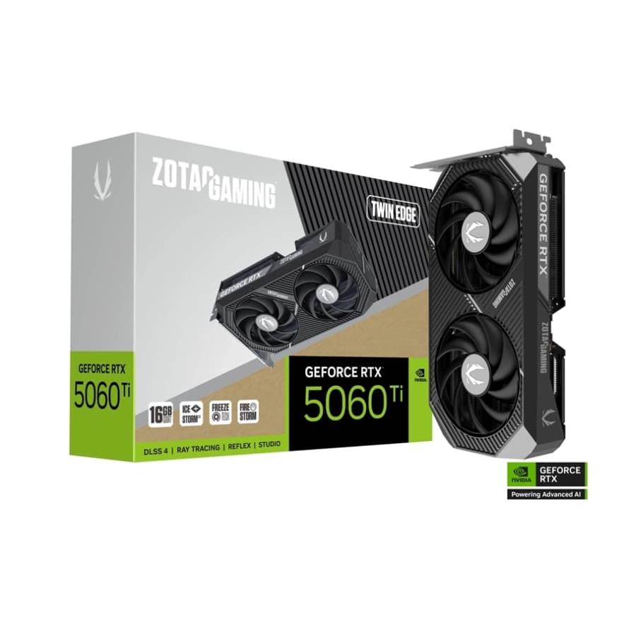 کارت گرافیک زوتک مدل RTX 5060 Ti Twin Edge 16GB