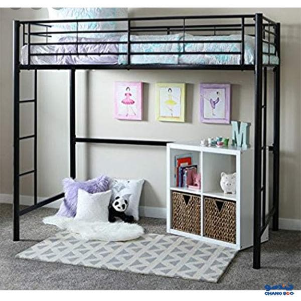 تخت خواب فلزی یک نفره کمجا DS مدل D2