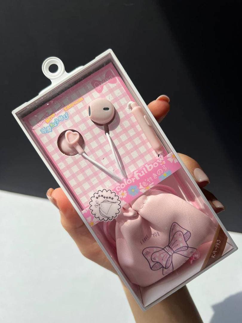 هندزفری فانتزی طرح عروسکی با جک 3.5 میلیمتر