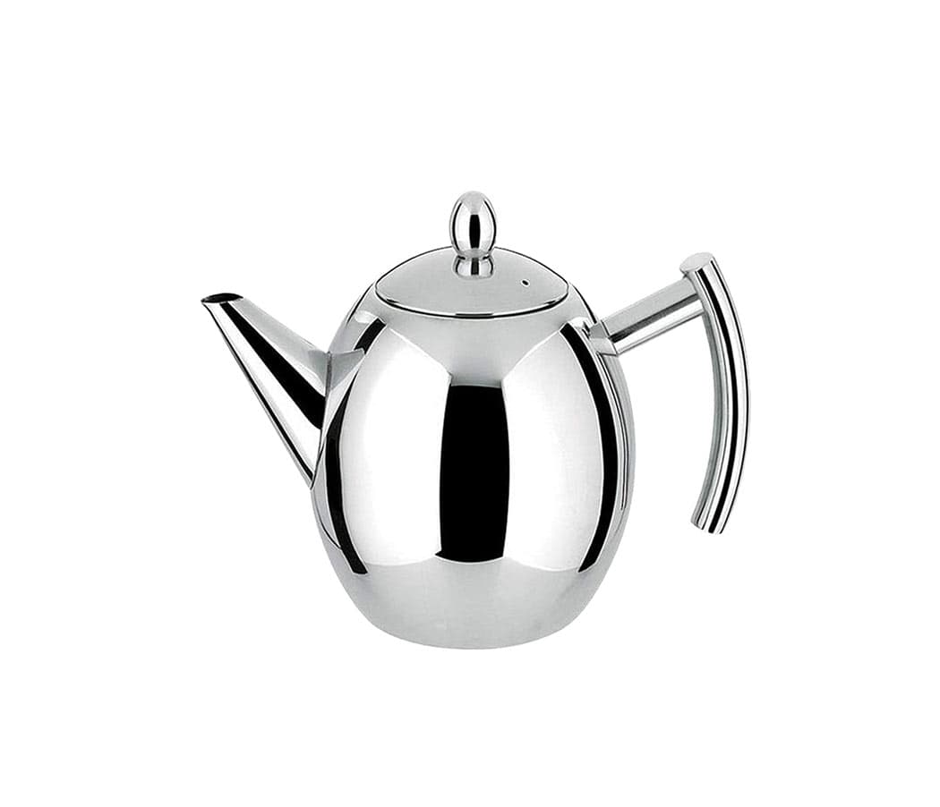 قوری استیل تخم مرغی 1000 میلیلیتر