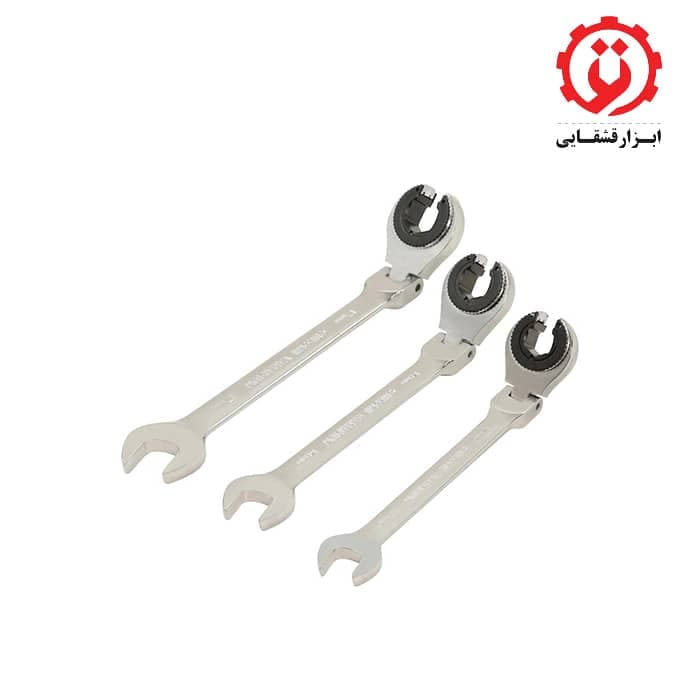 آچار یکسر تخت یکسر رینگ باز جغجغهای شماره 14 داناپلاس مدل D5514