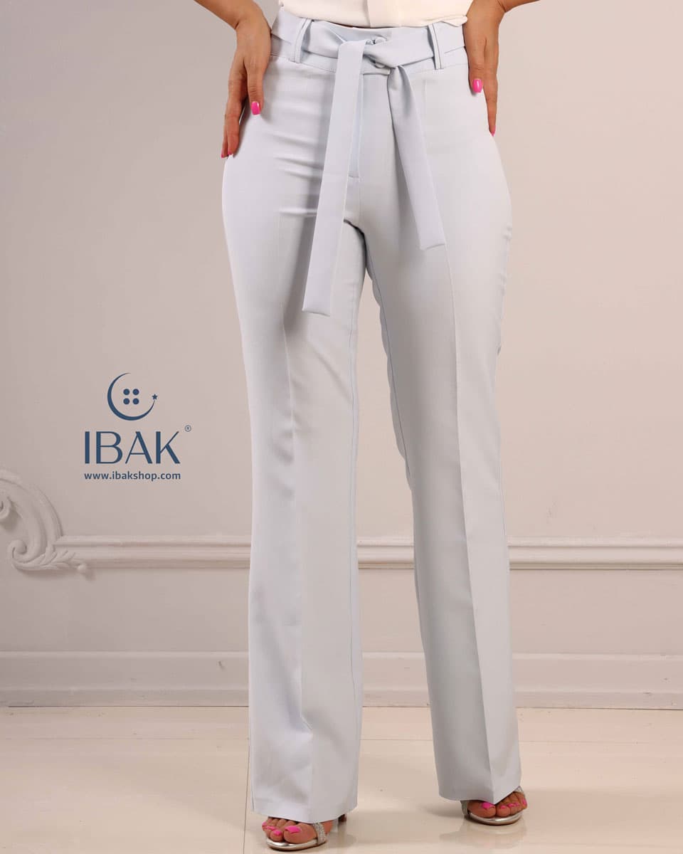 شلوار زنانه 2002 کمردار دمپا ایبک