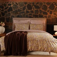 سرویس کاور لحاف و پتو دو نفره کاراجا Florent زرد