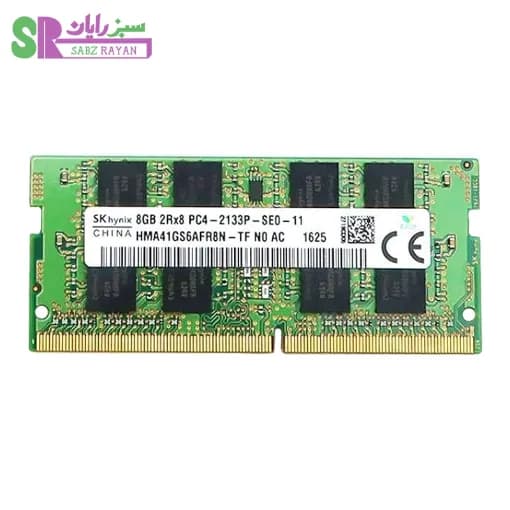 رم لپ تاپ هاینیکس DDR4 2133 HMA41GS6AFR8N - TF NO AC ظرفیت 8 گیگابایت