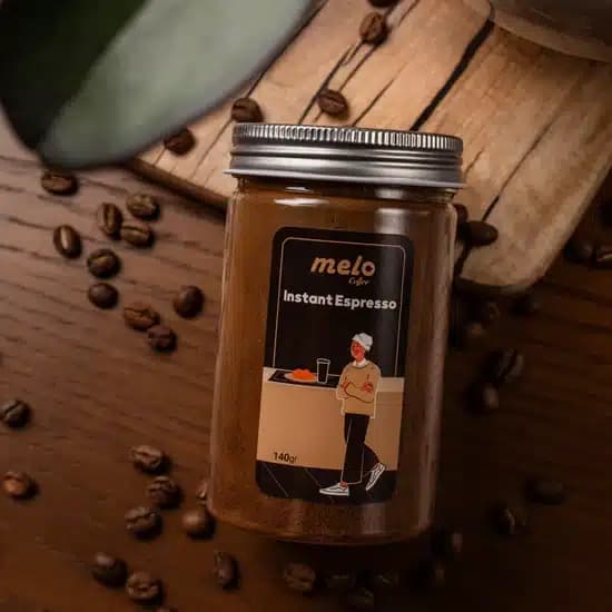 اسپرسو فوری قهوه ملو (120 گرمی)(جدید برزیلی)