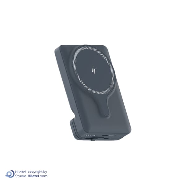 هولدر و پاوربانک مگ سیف 15 وات 5000 میلی آمپر پاورولوژی مدل PP032