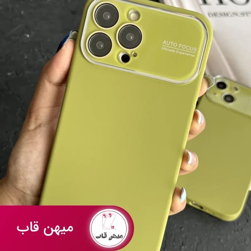 قاب موبایل آیفون سیلیکون اتوفوکس سبز - کد (۹۳۵۴۲)