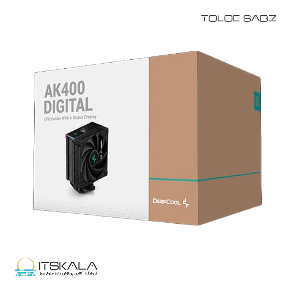 خنک کننده پردازنده دیپ کول مدل AK400 DIGITAL