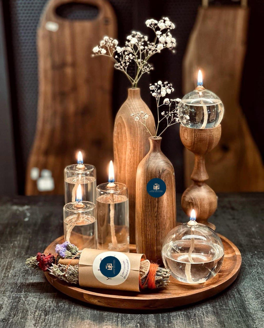 ست جلو مبلی چوبی لاویز 2