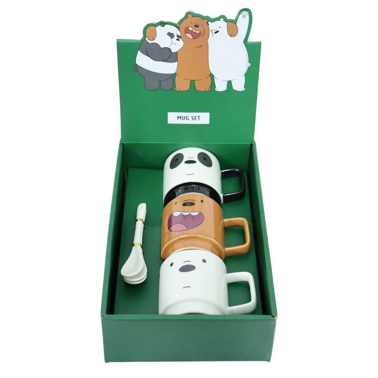 ست سه تایی ماگ خرس کله فندقی