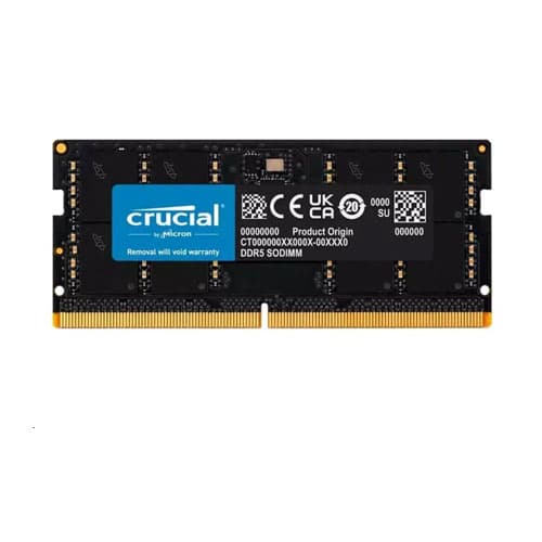 رم لپ تاپ کروشیال مدل DDR5-5200 SODIMM ظرفیت 32 گیگابایت