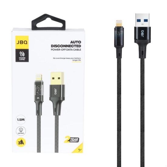 کابل تبدیل فست شارژ آیفون جی بی کیو مدل CA-728 به طول 1.5 متر