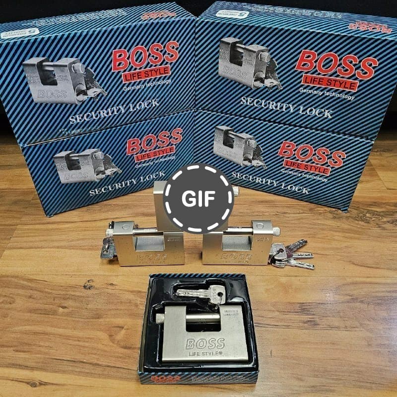 قفل کتابی فولادی پنج کلید باس مدل Bs-lock94