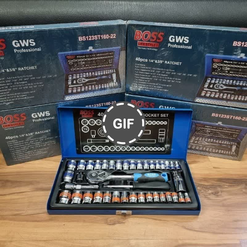 جعبه بکس ۴۰ عددی باس مدل BS-40pcs