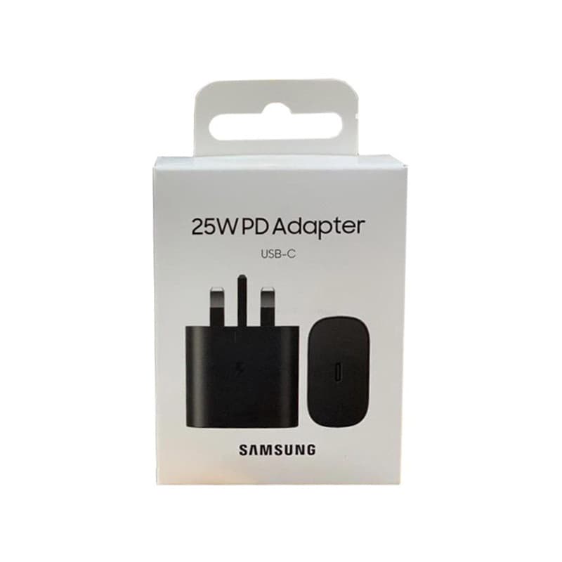 شارژر دیواری 25 وات سامسونگ مدل 25W EP-TA800 | گارانتی مادام العمر شرکتی | سوپر فست شارژ | اصل ویتنام |سه پین