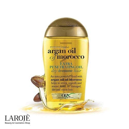 روغن آرگان مراکشی او جی ایکس OGX مخصوص مو خشک و شکننده