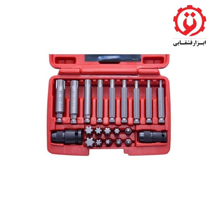 ست سر پیچ گوشتی 6 پر 21 عددی داناپلاس مدل D274RM