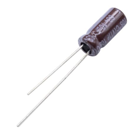 خازن الکترولیتی 10uF / 63V تایوانی مارک TAICON سری VT