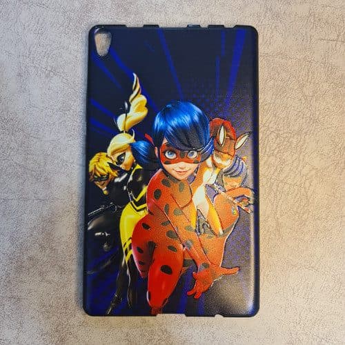 قاب طرح دار تبلت لنوو Lenovo TAB 3 8 Plus TB-8703X طرح دختر کفشدوزکی