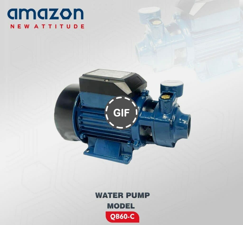 پمپ آب نیم اسب آمازون مدل QB60-C