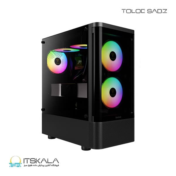 کیس گیم دیاس مدل Gamdias Talos E3 CG – Black