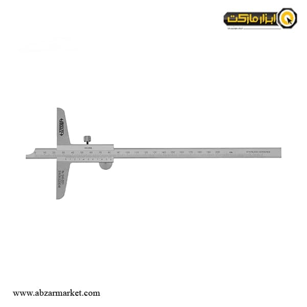 کولیس عمق سنج ورنیه اینسایز 300 میلی متر (با گارانتی شرکتی) مدل 3001-1240