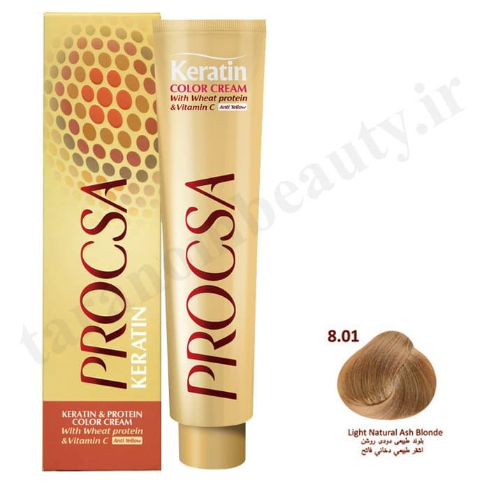 رنگ مو پروکسا بلوند طبیعی دودی روشن 8.01
