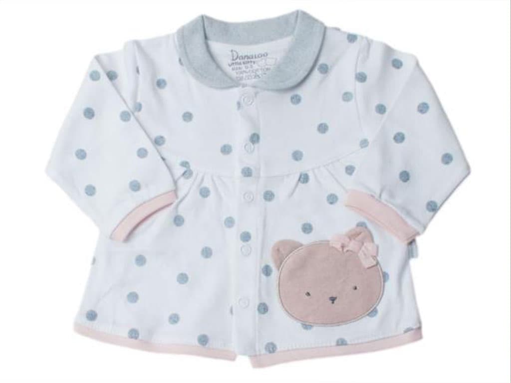 بلوز مانتویی نوزادی دخترانه طرح little kitty دانالو Danaloo