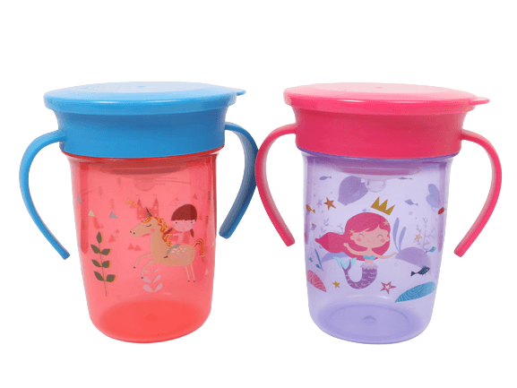 لیوان نوزادی سوپاپ دار با درب 360 درجه 240 میلی لیتر مام لاو mumlove