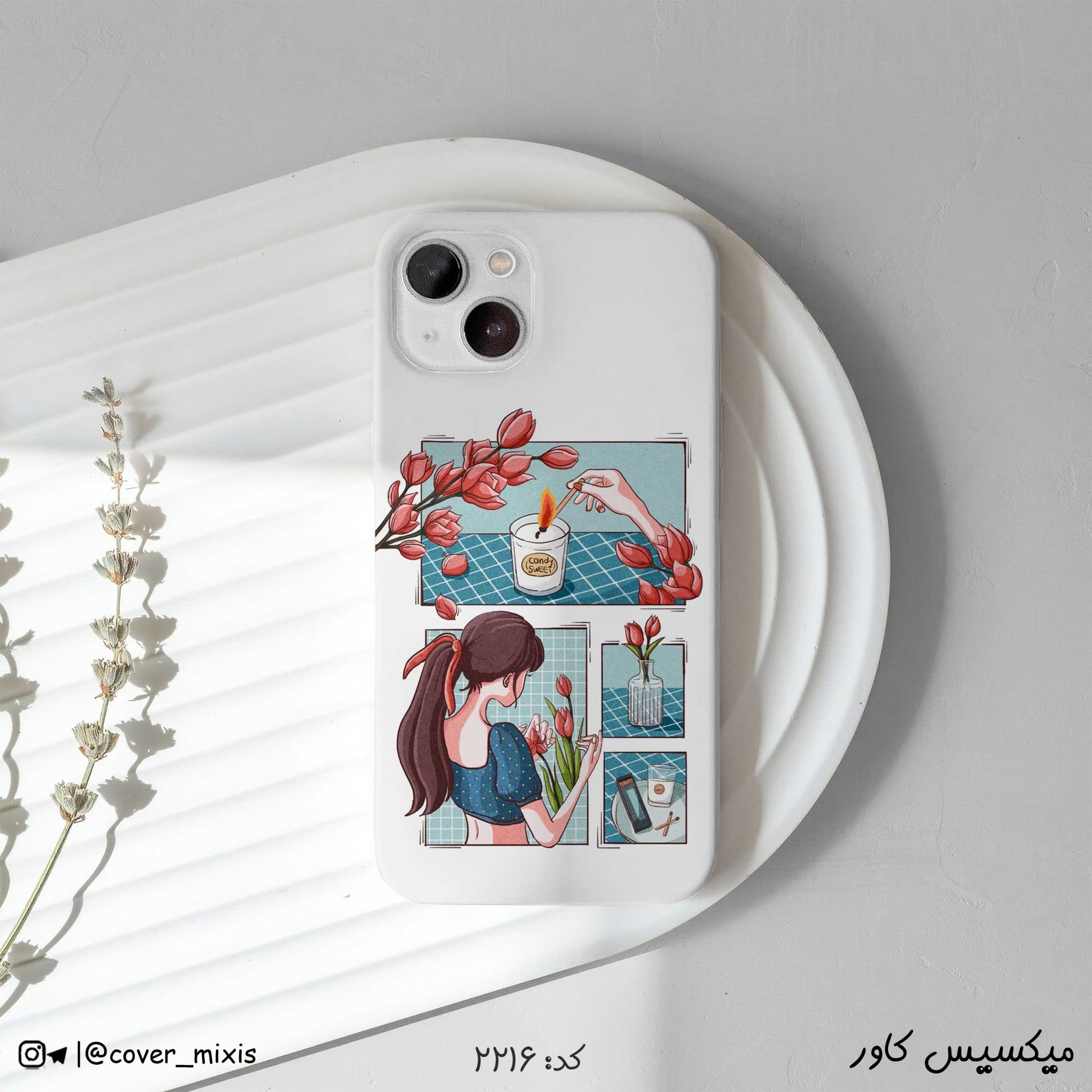 قاب گوشی دخترانه کد 2216