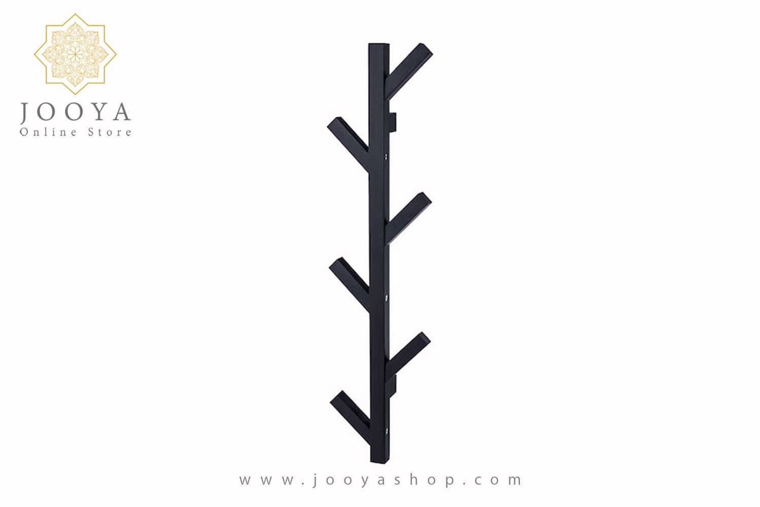 چوب لباسی دیواری ایکیا مدل TJUSIG مشکی