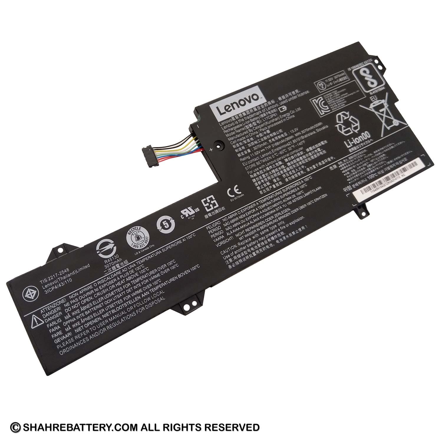 باتری اورجینال لپ تاپ لنوو Lenovo IdeaPad 320S Yoga 720 L17C3P61