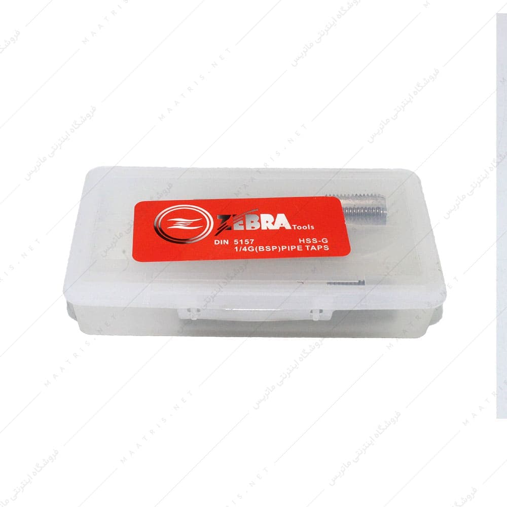 قلاویز دستی HSSG سایز 1/4 اینچ 19 دنده BSP برند زبرا