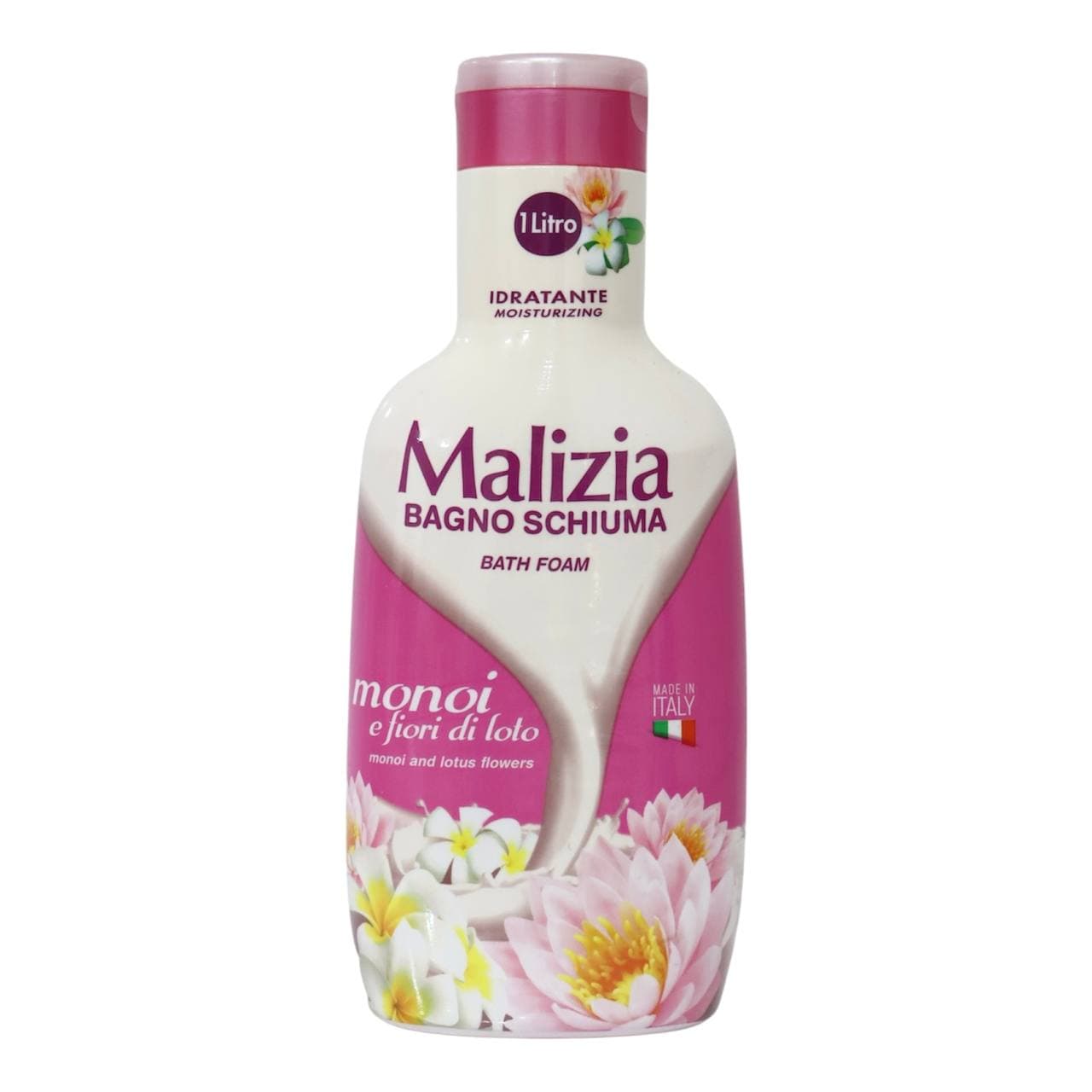 شامپو بدن Malizia مدل گل های مونوی و نیلوفر آبی