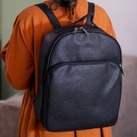 کوله پشتی مینیمال دخترانه چرم مدل BD1289