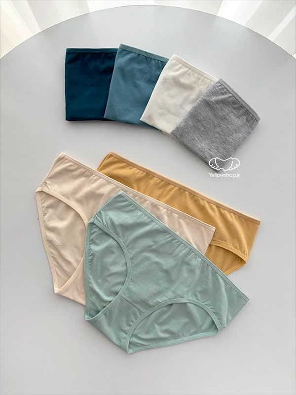 شورت اسلیپ نخی زنانه کوزا KOZA سایز بزرگ پک هفت تایی کد 21153