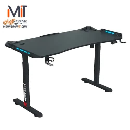 میز گیمینگ موتور دار ردراگون مدل GD-3300-S 120cm LED