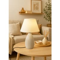 آباژور رومیزی هومینگ HG1894 کرم