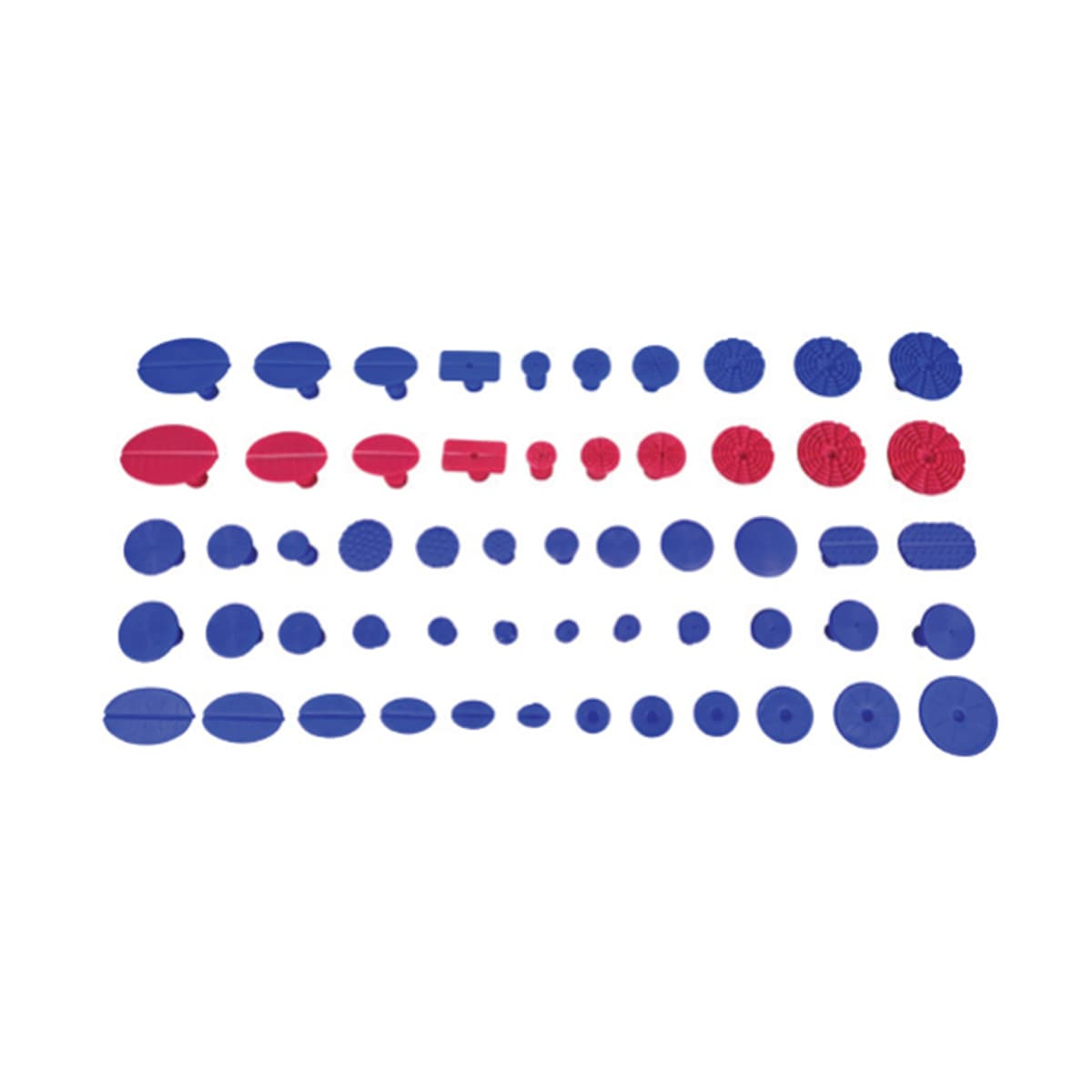 ست سری چسبونک پلاستیکی 56 پارچه LK PDR کد H2181