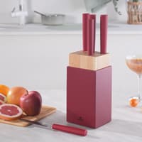 سرویس چاقو 6 پارچه کاراجا Viego قرمز