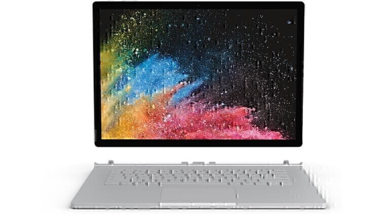 لپ تاپ سرفیس بوک 2 استوک Surface Book 2 Core i7-8650u 8 256 2g gtx 1050