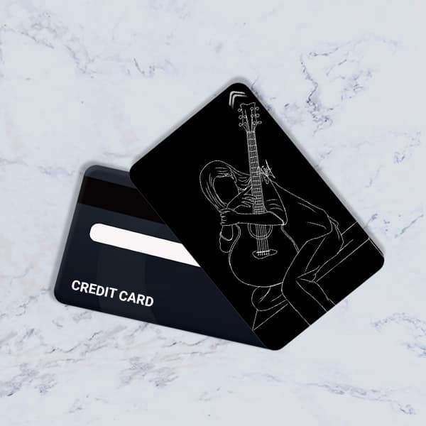 استیکر کارت بانکی مدل گیتار کد CAD307-K