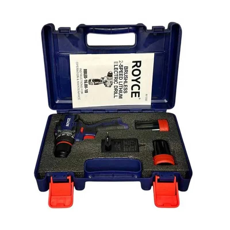 دریل شارژی رویس سه نظام فلزی