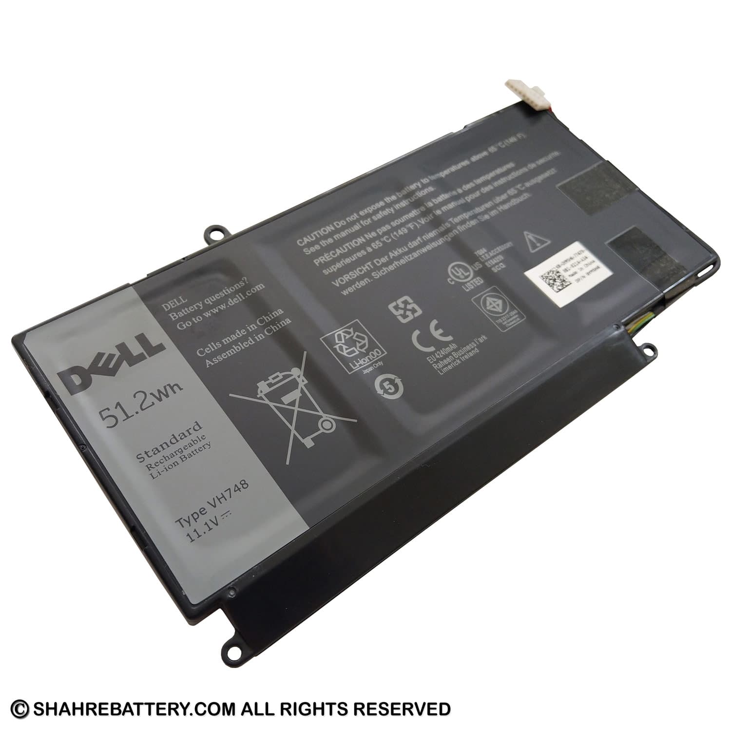 باتری اورجینال لپ تاپ دل Dell Vostro 5460 5470 5560 VH748