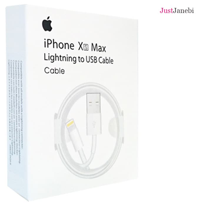 کابل شارژر اورجینال آیفون Apple iphone XS MAX