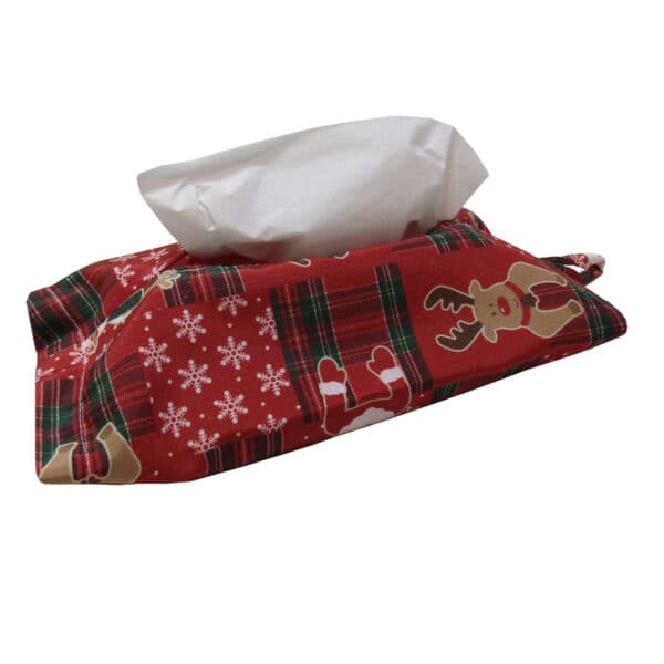 سورل جای دستمال جعبه ای طرح آدم برفی