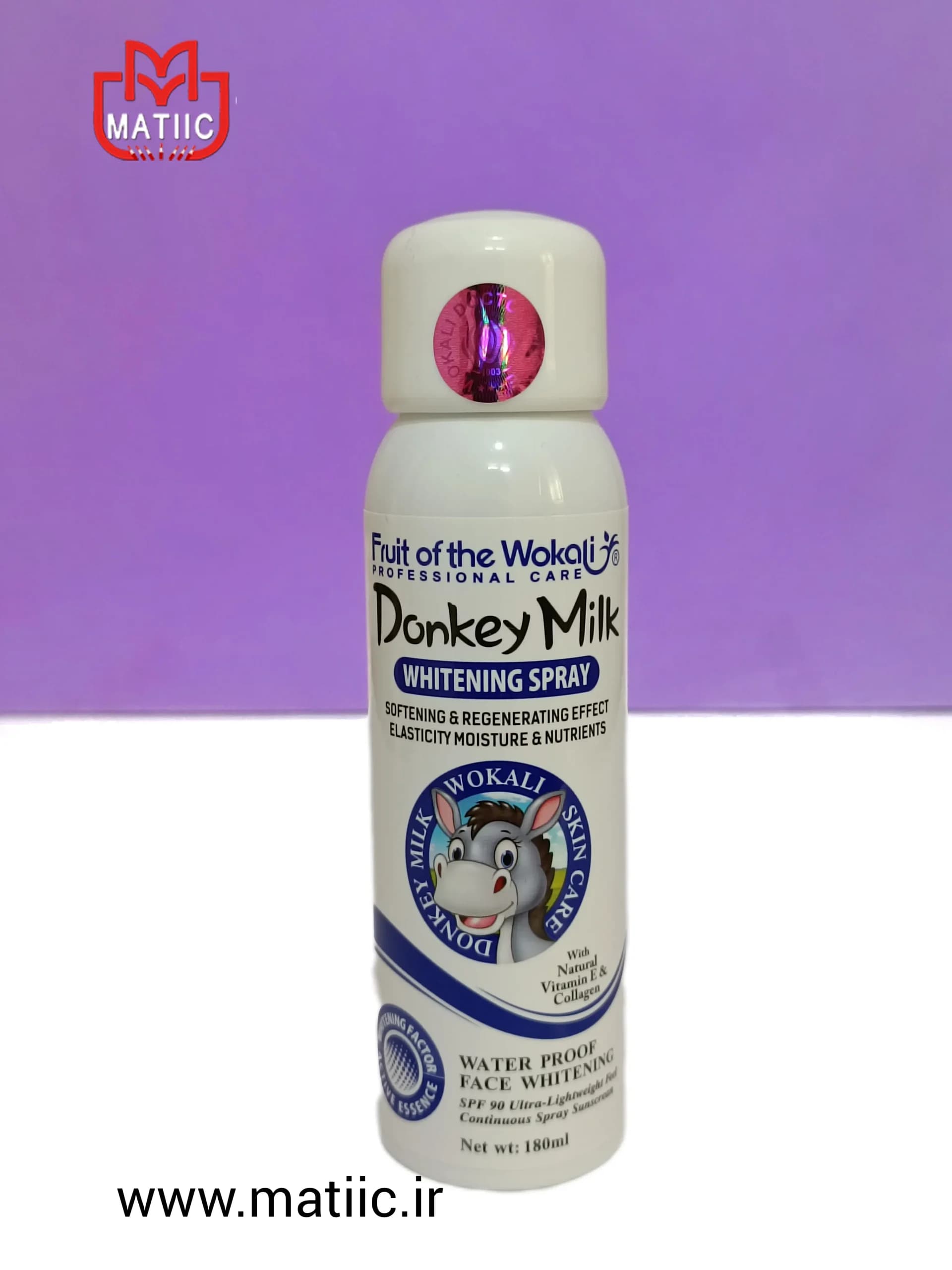 اسپری ضدآفتاب شیر الاغ وکالی آبی 180 میلی لیتر