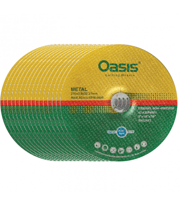 صفحه سنگ برش سنگبری اوسیس سایز 22*3*230 بسته 50 عددی